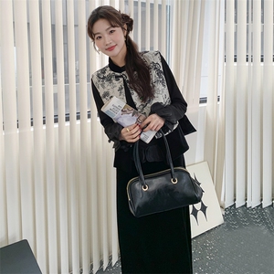 金丝绒新中式国风套装裙三件套女春秋高级感盐系绝美独特设计感图片
