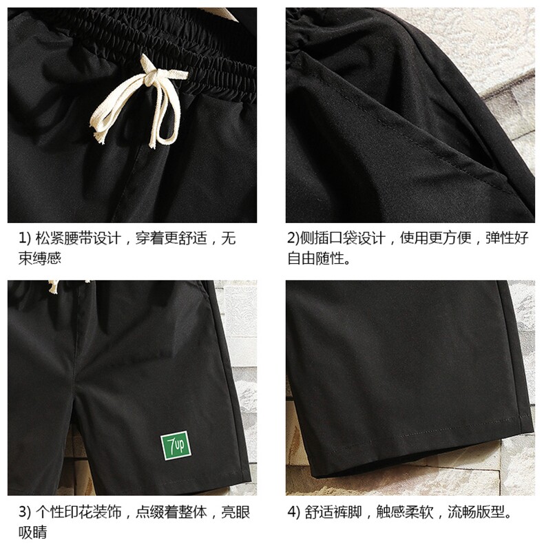 DK39058-P15港风休闲短裤男士大码运动五分裤男中裤男马裤砖墙,男装休闲裤,电商A040A