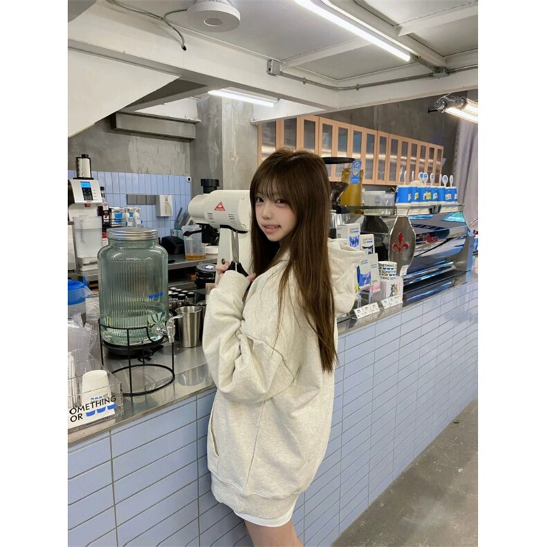 美式复古连帽卫衣新款秋冬宽松慵懒高街小众外套WY403-P56,女装短外套,星座208-5