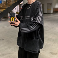 卫衣男潮ins港风潮流圆领Y8535P42，男装卫衣，星座1116-2