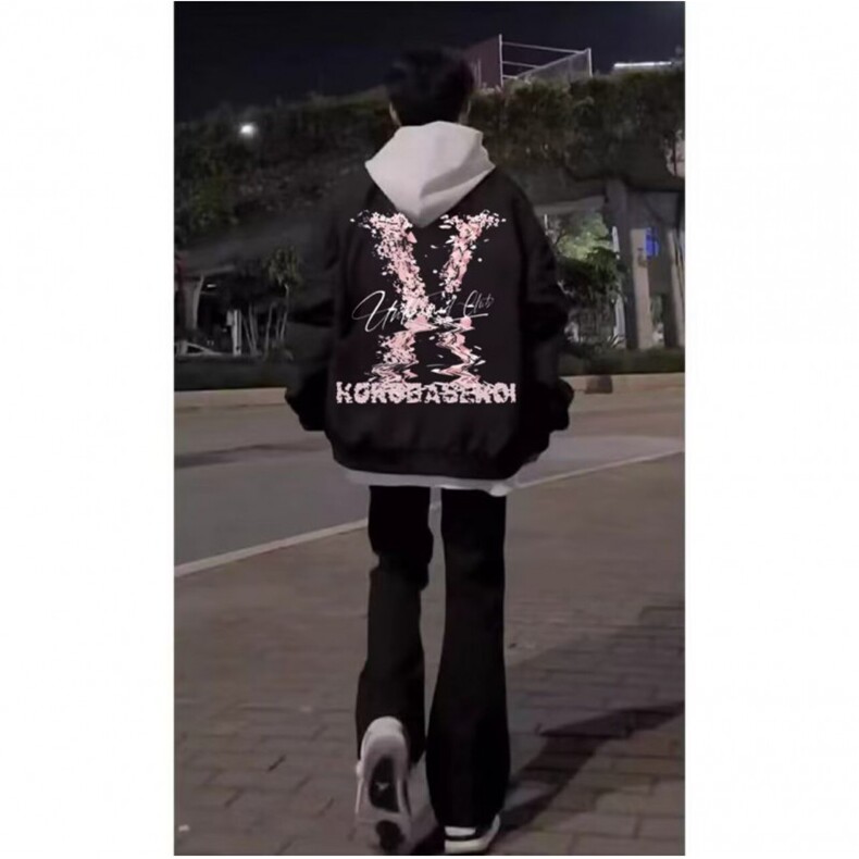 网络图现货美式潮牌创意印花加绒加厚男女拉链外套JRK236-P42,女装短外套,星座715-7