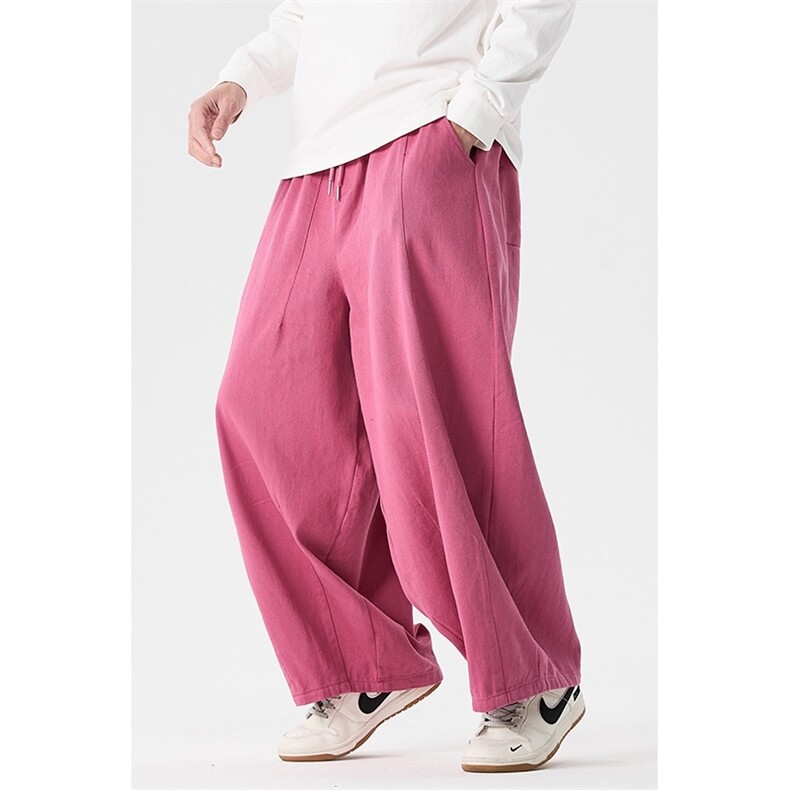 秋冬大码日系阔腿工装裤特宽休闲哈伦直筒裤风潮k280/p70,男装工装外套,钱塘713