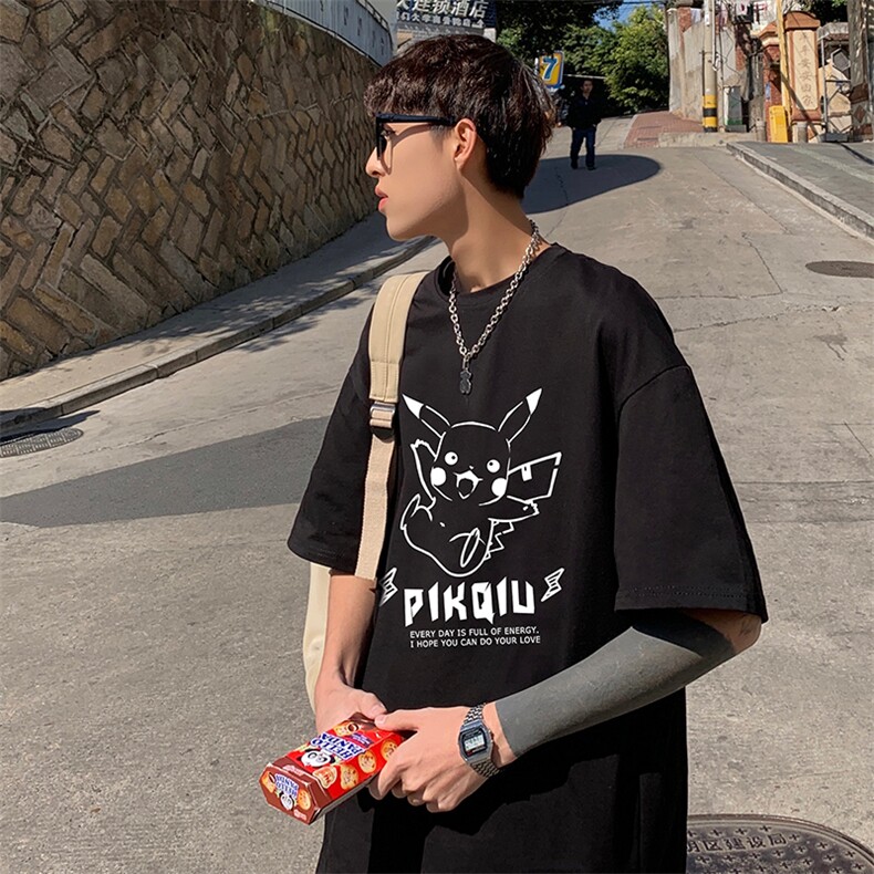 DX17078-P20纯棉短袖t恤男大码半袖打底衫宽松体恤衫港风,男装T恤,电商A040