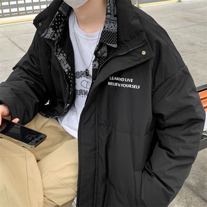 冬季假两件双门襟印花贴标白鸭绒羽绒服Y5804-p190【特价】,怎样搭配显高又显瘦学生图片