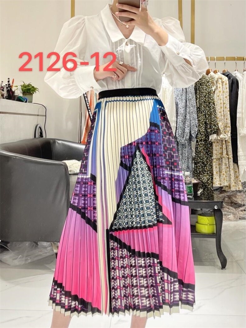 【现货】夏季，定位花描黑工艺半裙，女装半身裙，1.2.3.4