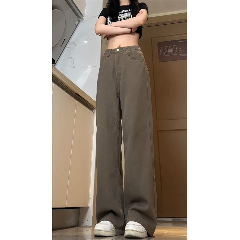 美式复古宽松阔腿休闲牛仔裤-Z021#P65,男装牛仔裤,星座905