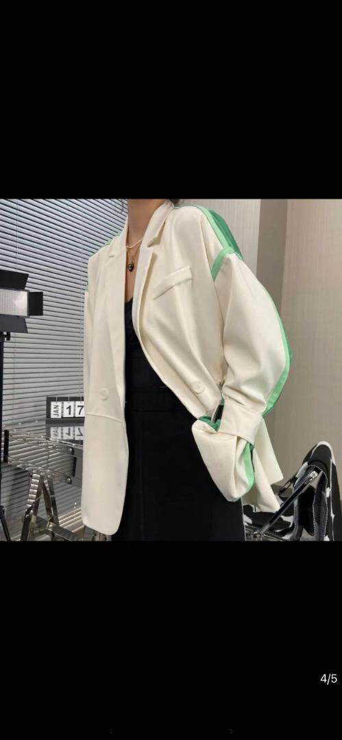 拼接西装，女装西装，爱丽伽