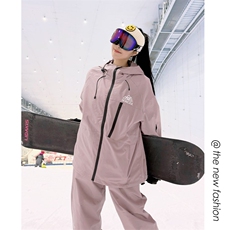 防风防水滑雪服套装男女同款两件套中性保暖外套TZ027-P240控348，男装棉衣，电商A001