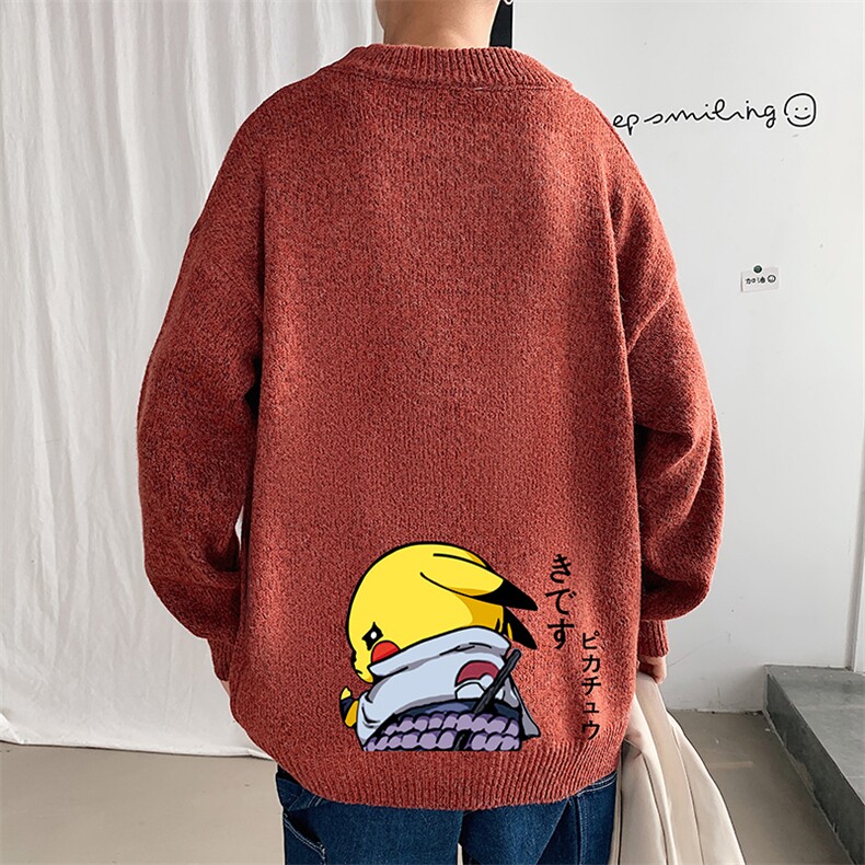 M19036-P45加绒款-P65加厚加绒毛衣男大码毛线衣男针织衫男线衫,男装针织衫/毛衣,电商A040