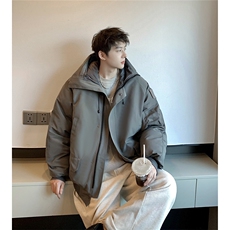 港风连帽可脱卸毛领工装棉衣男大码潮流棉衣男MY77917P138控198，男装棉衣，星座226-1