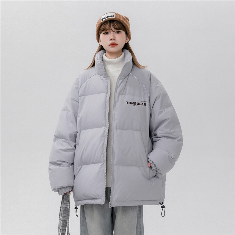中性风新标白鸭绒时尚立领字母印花羽绒服A268-YR304P225控298,男装羽绒服,电商A268