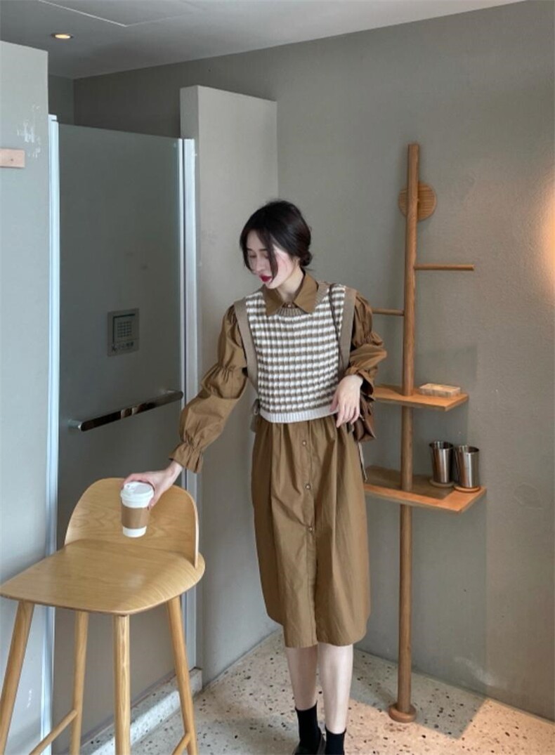 秋季连衣裙，女装连衣裙，欧尚时