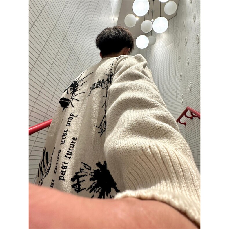 【有货】手稿开衫毛衣外套男情侣针织衫线衣5504CC-特P58,男装针织衫/毛衣,星座1007（原301D）