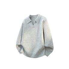 GENIOLAMODE慵懒风假两件毛衣套装男士秋冬新款休闲运动一整套潮，男装T恤，电商D310B