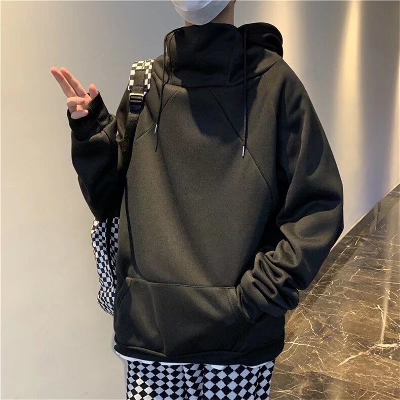 新款潮简约宽松百搭套头卫衣秋季原宿休闲连帽上衣男W3765-P30,男装卫衣,星座512-3