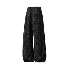 2026春装新款腰果印花宽松百搭休闲裤男士垂感长裤K9960-特P38，男装休闲裤，电商A006