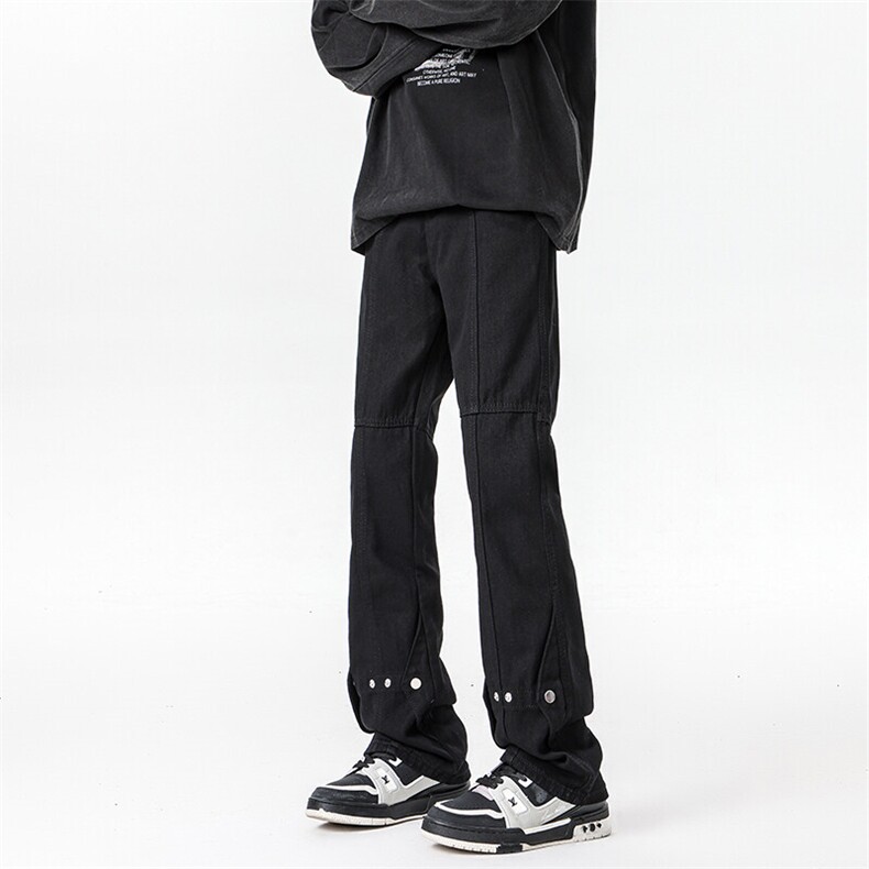 春季加长版裤子男高个子微喇牛仔裤185cm110直筒修身长裤KZ015P60,男装牛仔裤,电商B312