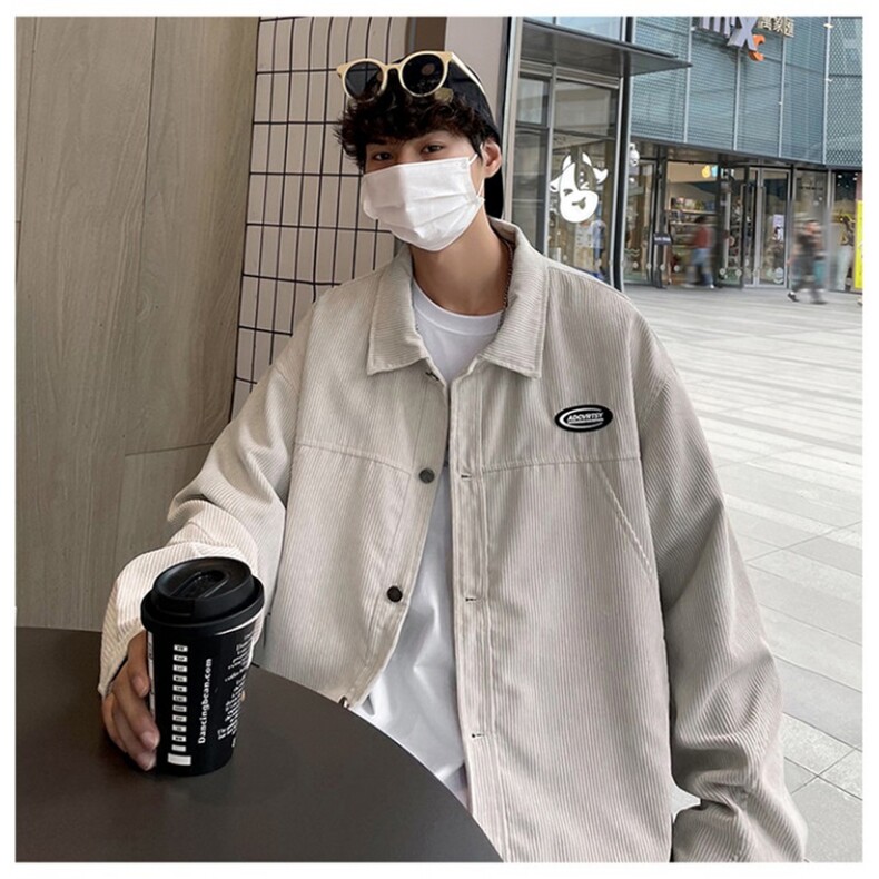 春秋季百搭休闲宽松灯芯绒夹克男士JK151-P60,男装夹克,星座1204