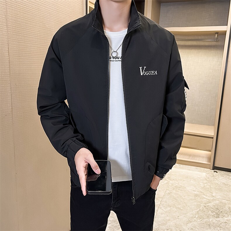 店主风-冲锋衣春秋季新款工装立领长袖夹克外套8602P95,男装夹克,电商A203-1