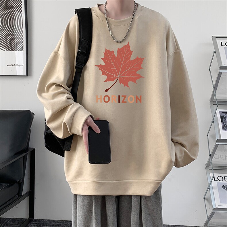麂皮绒卫衣男大码重磅长袖t恤男JW81423-P35,男装卫衣,电商A040