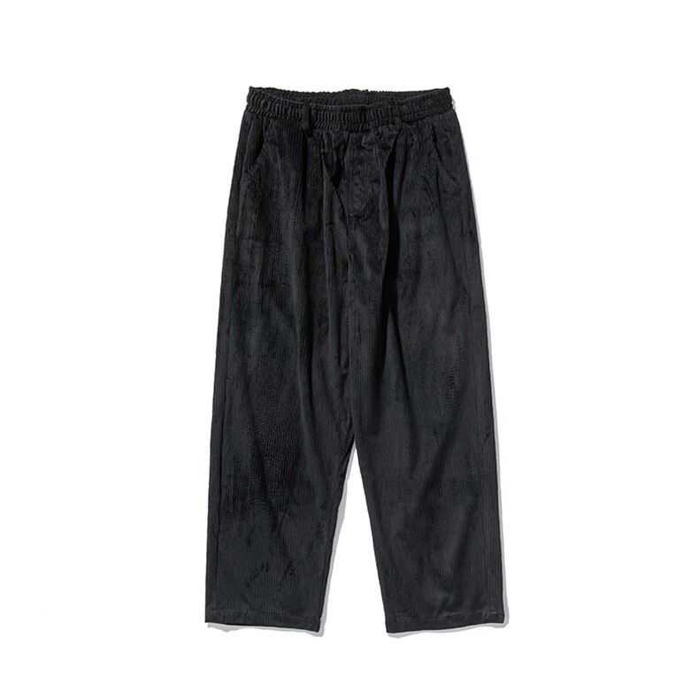 平铺大码宽松休闲裤灯芯绒拖地裤长裤A014-K875-P45控58,男装休闲裤,电商A014