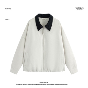平铺~新标90白鸭绒美式休闲拼色羽绒服外套 E105/P208图片