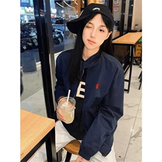 网图有货美式小马刺绣工装夹克男女哈灵顿行政立领外套A1105-P53，男装夹克，星座1505