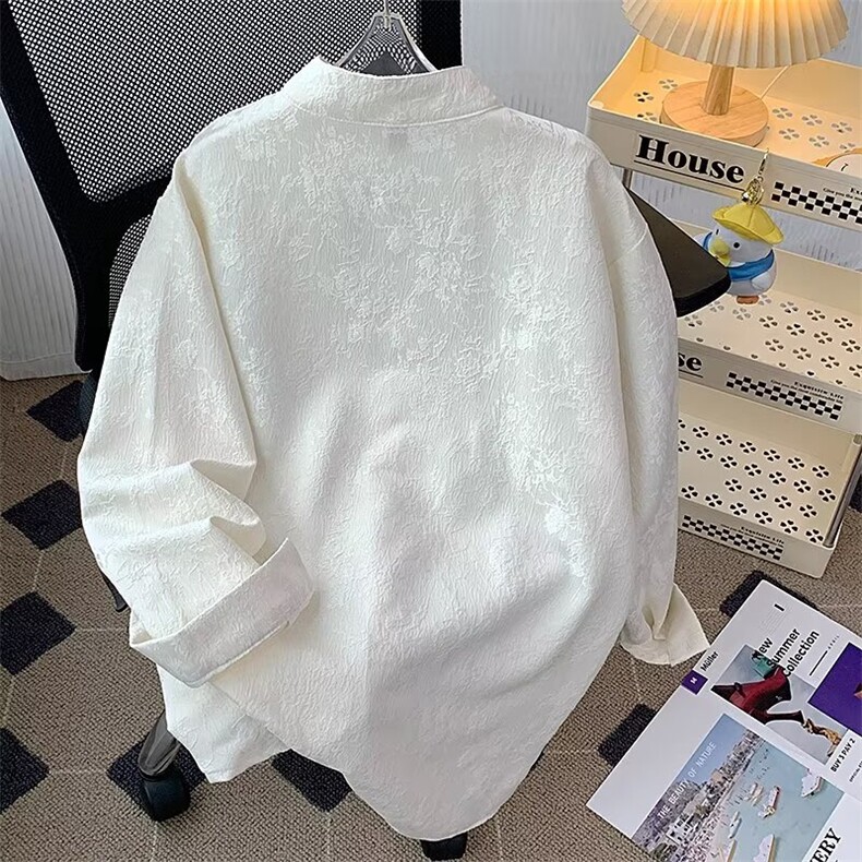 新中式男装风衬衫立领盘扣衬衣外套JC313P45,男装衬衫,星座1116-2