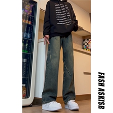 抖音得物品质百搭牛仔裤212-2-DY181-特P60，男装牛仔裤，星座808A-1
