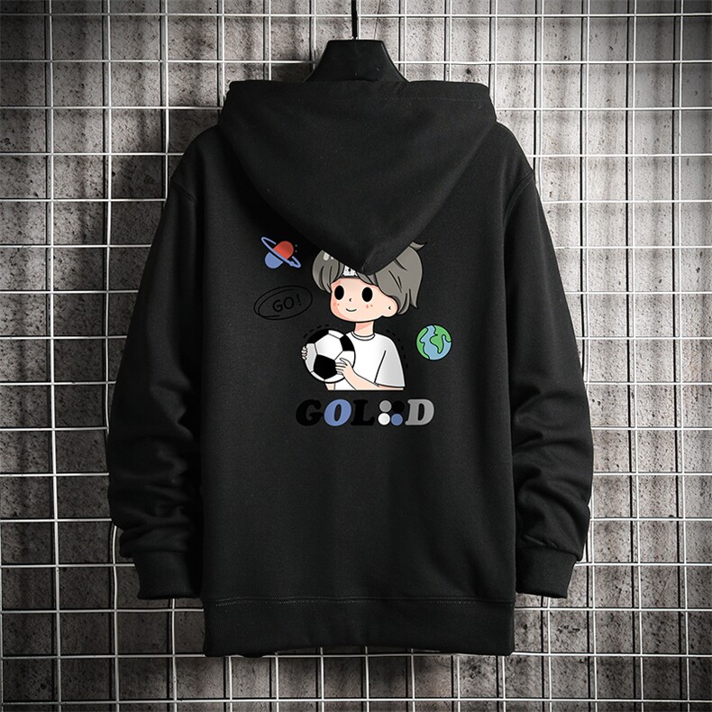 KS21207-P38加绒款-P43连帽开衫卫衣男运动外套大码班服网格,男装卫衣,电商A040A
