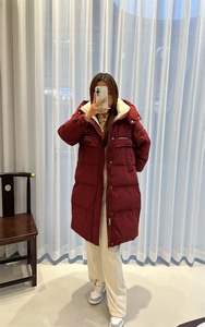 洋气高级感连帽羽绒服女2025冬季新款修身保暖图片