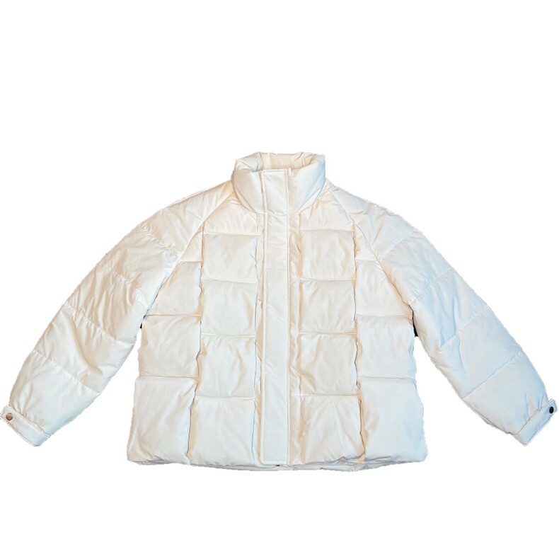 冬季时尚设计款立领棉衣男休闲保暖面包服立体格子棉服M127-P170,男装棉衣,电商B267