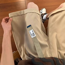 夏季薄款裤子男款宽松运动5分裤休闲裤ins潮牌五分裤D1020-P35，男装休闲裤，星座1109-3