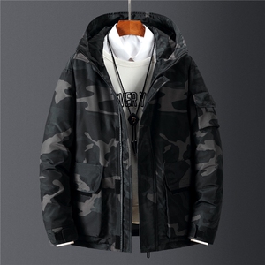 2020电商B247冬季新款情侣韩版加厚连帽羽绒服短款潮流MY057-P140图片