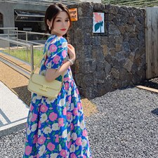 现货主推有法式复古茶歇连衣裙转化率高款号2212-P105K158，女装连衣裙，浙宝305