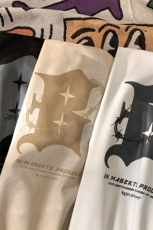 美式复古麂皮绒重磅短袖t恤T9099-P35控48，男装T恤，电商B359
