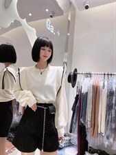 韩版时尚毛衣，女装针织衫/毛衣，TANG.+