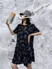 新款花色连衣裙，女装连衣裙，帝瀛 DY