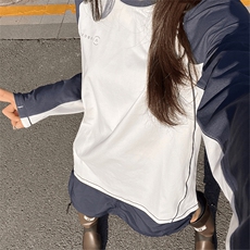 现货原版做法对色带防嗮凉感吊牌拼接速干长袖男女A696-P45，男装卫衣，星座1505