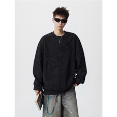 TWY26特38控68polo圆领情侣卫衣宽松外套男100聚酯，女装短外套，电商B370
