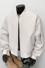 模特-美式高级感飞行员夹克棒球服男9017-P68，男装夹克，电商B380（原B361）