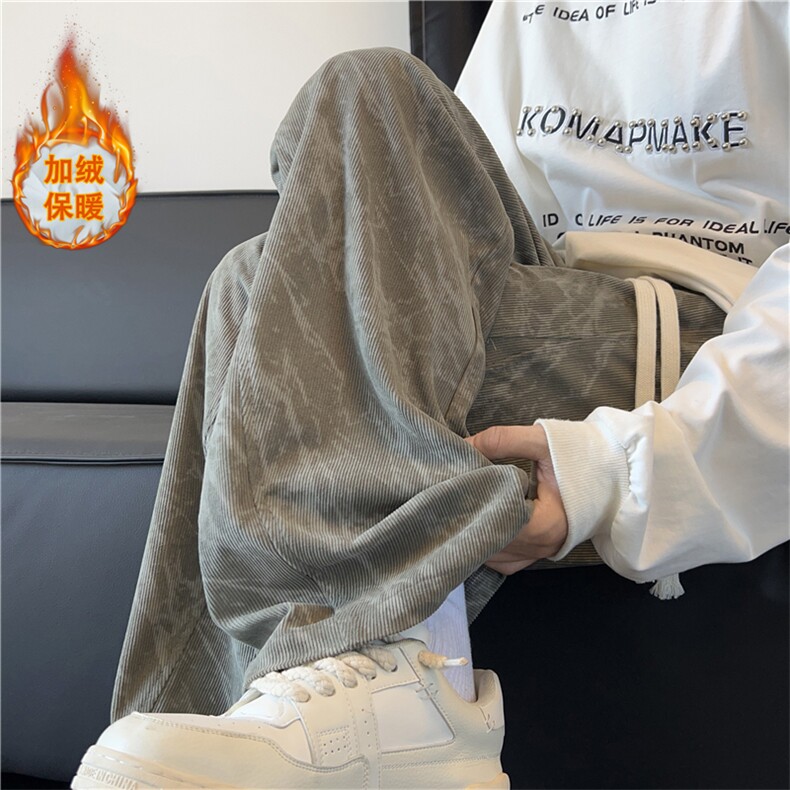 K2488特P35控68加绒特p40控78 加绒加厚灯芯绒裤子男秋冬休闲长裤图片