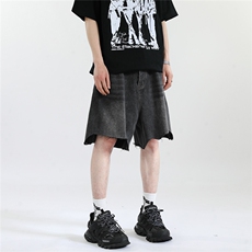 xz905-2-Z037#P45牛仔短裤，男装牛仔裤，星座905-2