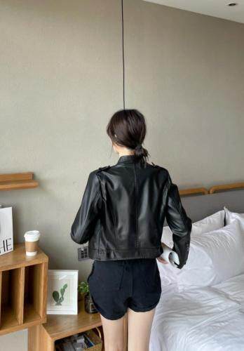 皮衣一个系列上架，密斯倩3103A，女装皮衣，密斯倩