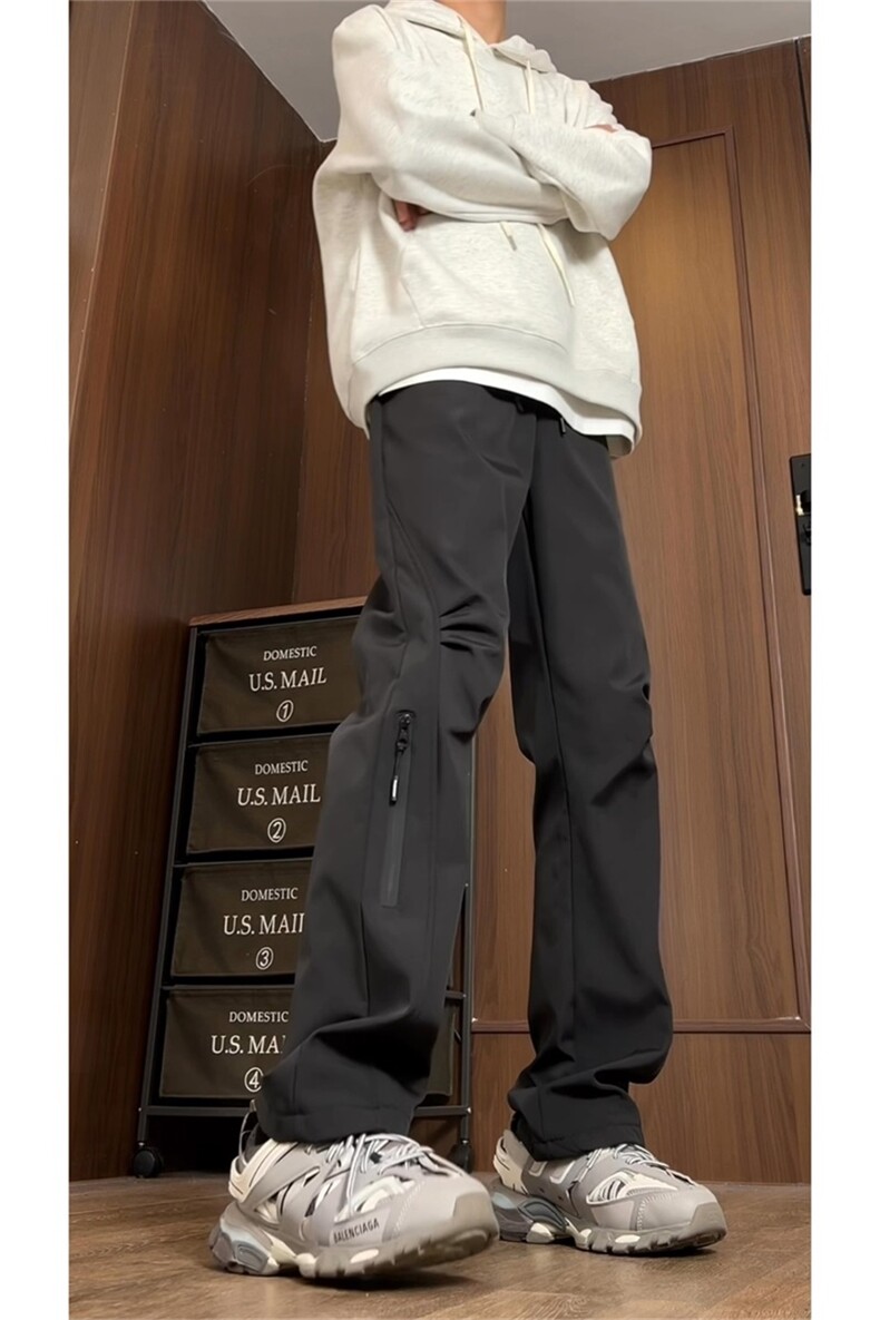 防水冲锋裤户外休闲宽松直筒长裤A061-W59418常规-P45,男装休闲裤,电商A061