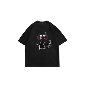 量大优 供视频 重磅麂皮绒短袖t恤男 JT521-特p19图片
