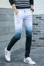 2021春夏款刺绣弹力牛仔裤男宽松小脚裤QT6027-9996，男装牛仔裤，电商D218