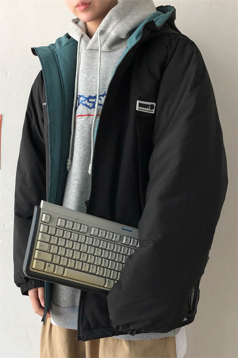 【】A003-HY8002-P130秋冬新款连帽加厚棉衣外套几物2,男装棉衣,电商A003