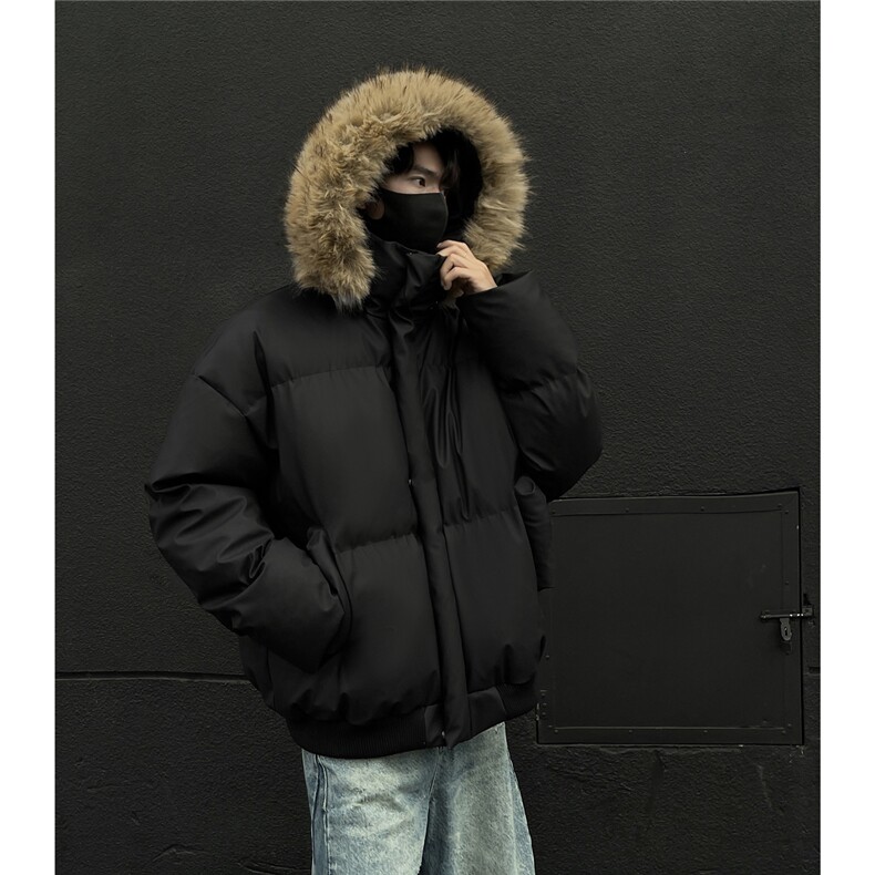24年新款高级感品质短款皮棉衣立领加厚棉服外套M6710-PP88,男装棉衣,星座307A