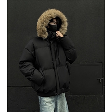 24年新款高级感品质短款皮棉衣立领加厚棉服外套M6710-PP88，男装棉衣，星座307A
